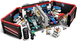 F1 Garage & Mercedes-AMG & Alpine Cars LEGO-set afbeelding 3