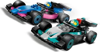 F1 Garage & Mercedes-AMG & Alpine Cars LEGO-set afbeelding 4