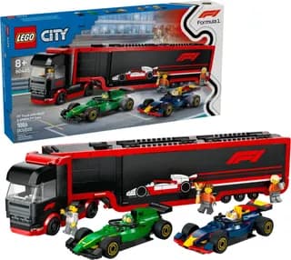 F1 truck met RB20 en AMR24 F1 auto's LEGO-set afbeelding 8