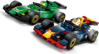 F1 truck met RB20 en AMR24 F1 auto's LEGO-set afbeelding 4