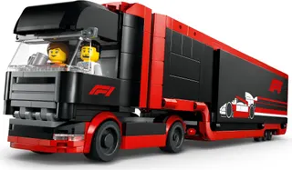 F1 truck met RB20 en AMR24 F1 auto's LEGO-set afbeelding 6