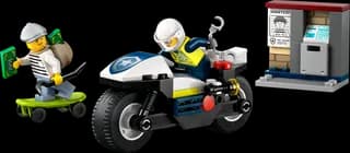 Achtervolging op politiemotor LEGO-set