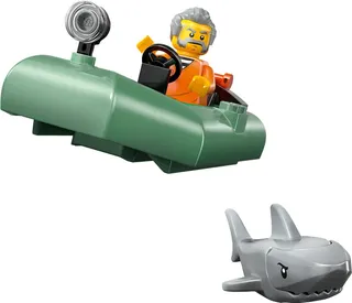 Achtervolging met politieboot LEGO-set afbeelding 4