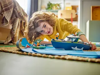 Achtervolging met politieboot LEGO-set afbeelding 7