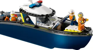 Achtervolging met politieboot LEGO-set afbeelding 3