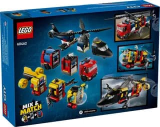 Helikopter, brandweerauto en onderzeeër remix LEGO-set afbeelding 10