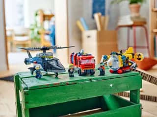 Helikopter, brandweerauto en onderzeeër remix LEGO-set afbeelding 9