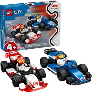 F1 Williams Racing en Haas F1 racewagens LEGO-set afbeelding 6
