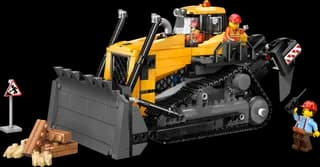 Gele bulldozer LEGO-set