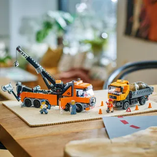 Zware sleepwagen met kraan LEGO-set afbeelding 8