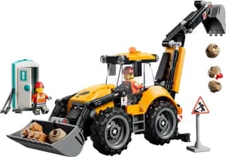 Gele graaflaadmachine LEGO-set