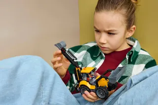 Gele graaflaadmachine LEGO-set afbeelding 9