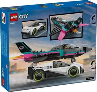 Straalvliegtuig vs. sportauto LEGO-set afbeelding 11