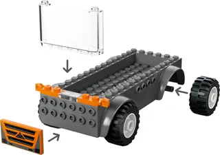 Transportwagen voor motoren LEGO-set afbeelding 4