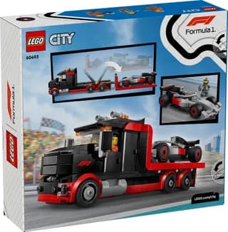 F1 displaytruck met Audi F1 racewagen LEGO-set afbeelding 3