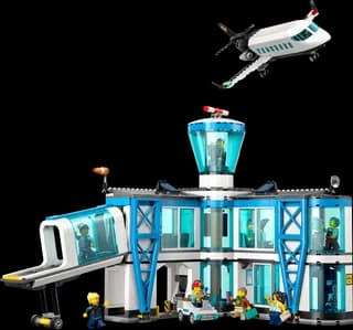 Luchthaven met vliegtuig LEGO-set