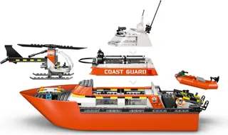 Kustwacht reddingsboot met helikopter LEGO-set afbeelding 4