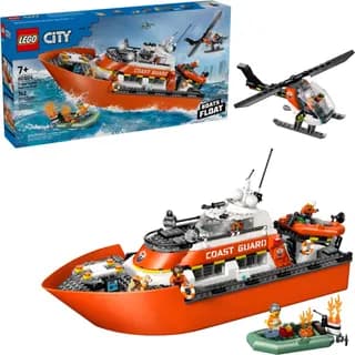 Kustwacht reddingsboot met helikopter LEGO-set afbeelding 11