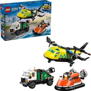 Vliegtuig, servicewagen en hovercraft remix LEGO-set afbeelding 12