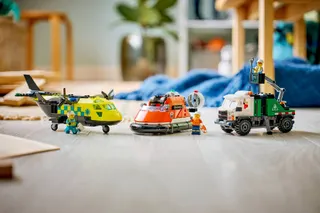Vliegtuig, servicewagen en hovercraft remix LEGO-set afbeelding 10