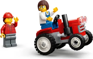 Containertrein met kraan en vrachtwagen LEGO-set afbeelding 4