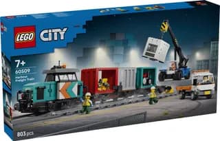 Containertrein met kraan en vrachtwagen LEGO-set afbeelding 8