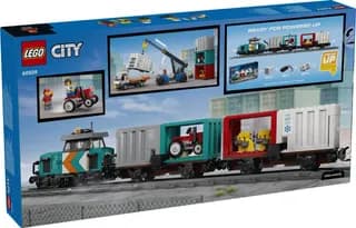 Containertrein met kraan en vrachtwagen LEGO-set afbeelding 12