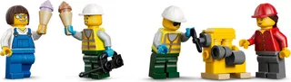 Containertrein met kraan en vrachtwagen LEGO-set afbeelding 2