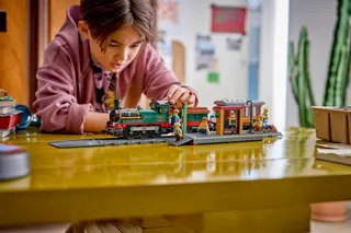 Vintage stoomtrein LEGO-set afbeelding 8
