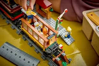 Vintage stoomtrein LEGO-set afbeelding 9