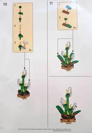 Micro Peace Lily LEGO-set afbeelding 3