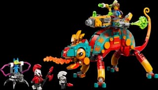 Mateo's vuurkameleon LEGO-set