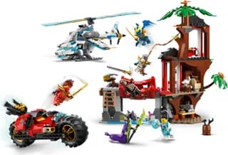 Ninjavoertuigen bij de boomhut LEGO-set afbeelding 3