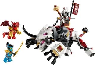 Zilvar en Grimtak het Drakenbeest LEGO-set