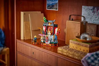 15-jarig jubileum: Display met ninjapersonages LEGO-set afbeelding 9