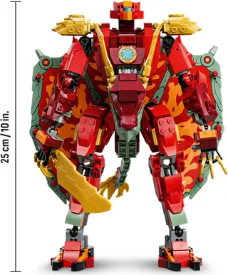 Wyldfyre's transformerende drakenmecha LEGO-set afbeelding 10