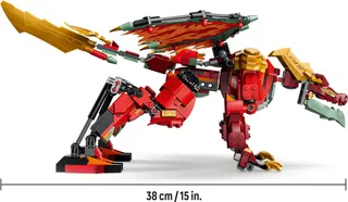 Wyldfyre's transformerende drakenmecha LEGO-set afbeelding 5