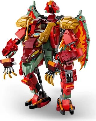 Wyldfyre's transformerende drakenmecha LEGO-set afbeelding 7