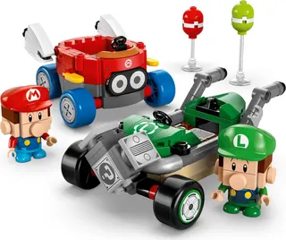 Mario Kart – Baby Mario vs. Baby Luigi LEGO-set afbeelding 3