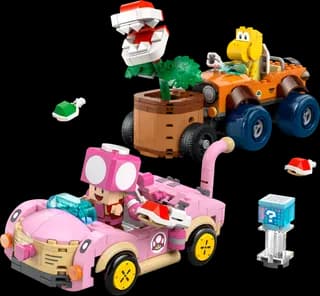 Mario Kart - Achtervolging met de Piranha Plant LEGO-set