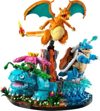 Venusaur, Charizard en Blastoise LEGO-set