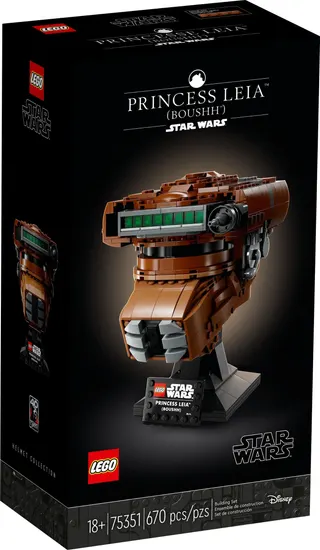 Princess Leia (Boushh) Helmet LEGO-set afbeelding 2