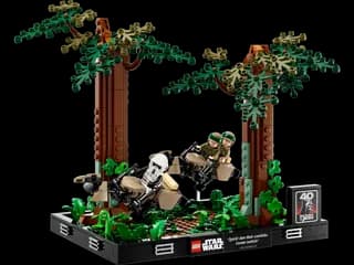 Endor Speeder Chase Diorama LEGO-set
