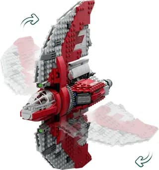 Ahsoka Tano's T-6 Jedi Shuttle LEGO-set afbeelding 3
