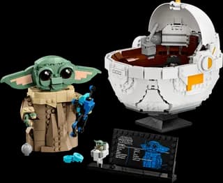 Grogu met zweefkinderwagen LEGO-set