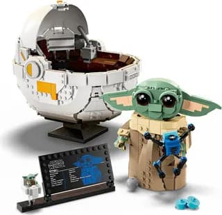 Grogu met zweefkinderwagen LEGO-set afbeelding 3