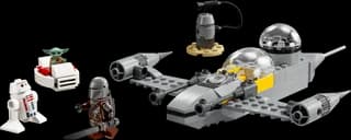 Mando en Grogu's N-1 Starfighter LEGO-set