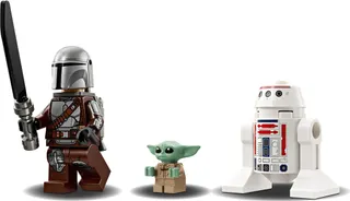 Mando en Grogu's N-1 Starfighter LEGO-set afbeelding 3
