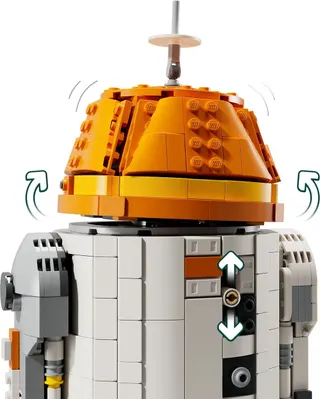 Chopper (C1-10P) Astromech Droid LEGO-set afbeelding 6