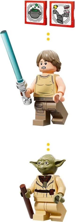 Yoda's Hut and Jedi Training LEGO-set afbeelding 2